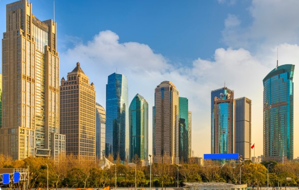 Business Bay Dubai skyline